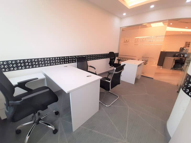 3 FULLY FITTED OFFICE SPACE FOR RENT | READY TO MOVE IN | FULLY FURNISHED | SEA VIEW | TECOM