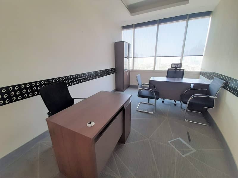 7 FULLY FITTED OFFICE SPACE FOR RENT | READY TO MOVE IN | FULLY FURNISHED | SEA VIEW | TECOM