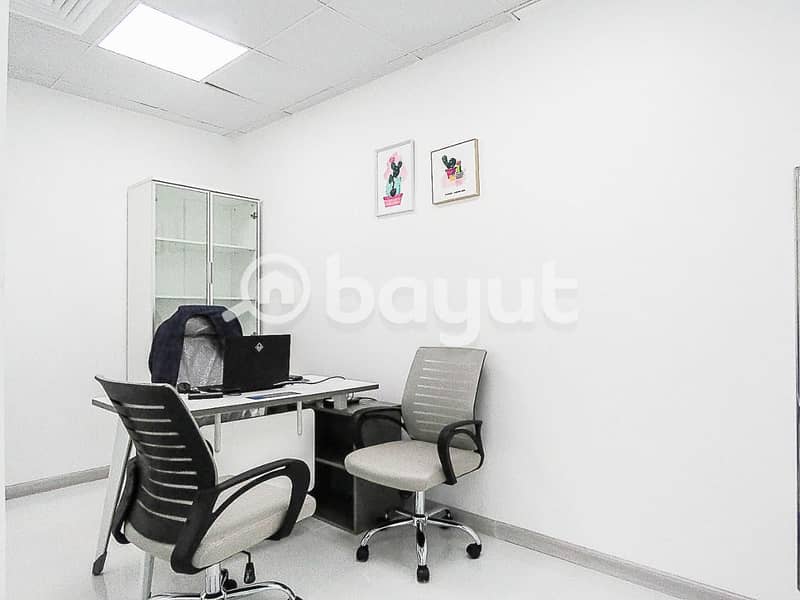 Fully Furnished And Serviced Office | Al Musalla Tower | Near Metro