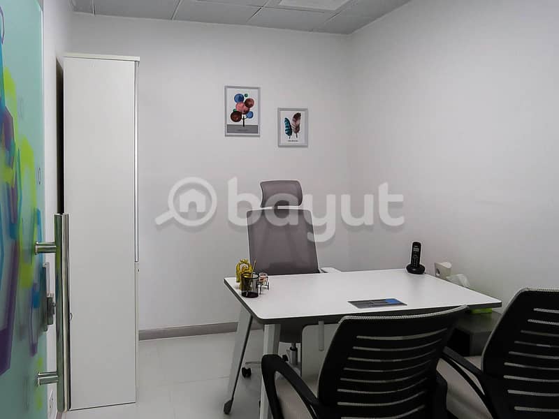 3 Fully Furnished And Serviced Office | Al Musalla Tower | Near Metro