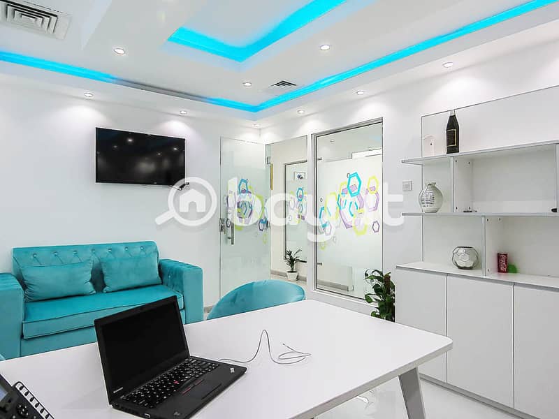 8 Brand New Fully Furnished Office | Swimming Pool View | Near Metro