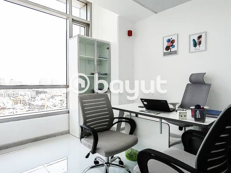 4 Flexi Desk Office For Rent | Al Musalla Tower | Bur Dubai