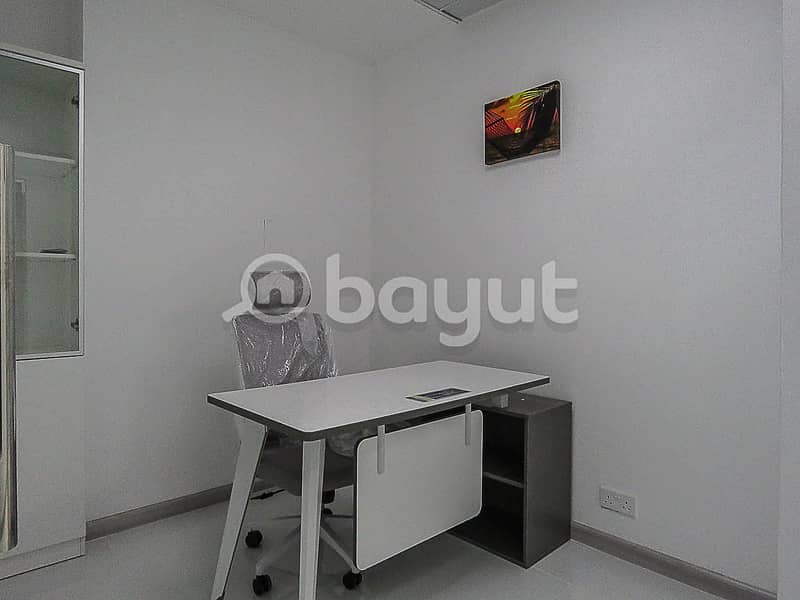 4 Office Space At AED 10000 | Al Musalla Tower| Near Metro