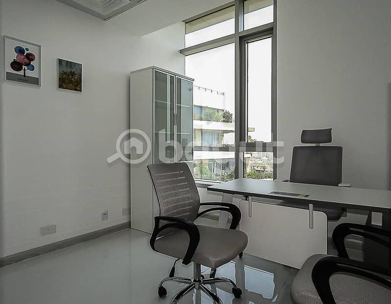 5 Office Space At AED 10000 | Al Musalla Tower| Near Metro