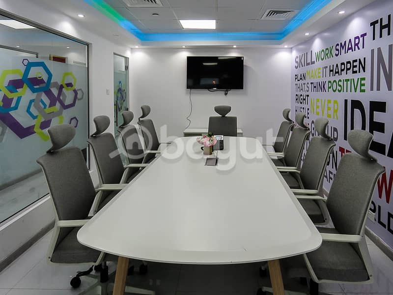3 Smart & Flexi Desk Office At 18k Only | Al Musalla Tower |