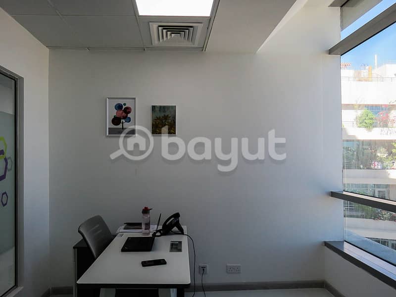 3 Serviced Office For Rent |  Fully Furnished | Al Musalla Tower