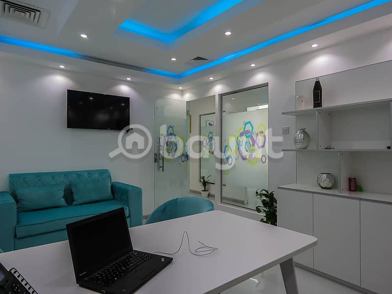 5 Serviced Office For Rent |  Fully Furnished | Al Musalla Tower