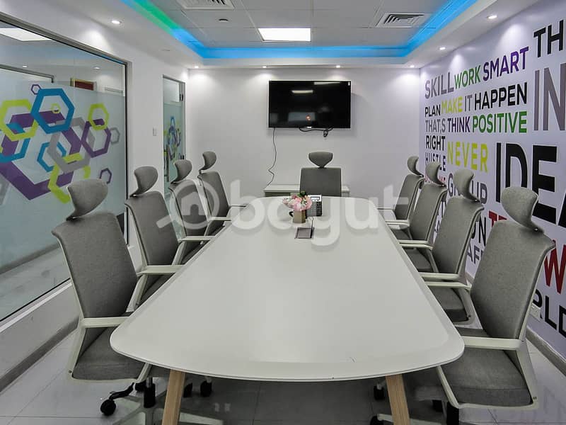 10 Meeting Rooms On Hourly Basis For AED 400-600