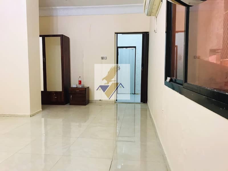 2 Spacious Studio Inside The Villa Near Khalidiya Mall Including Electricity & Water 2500
