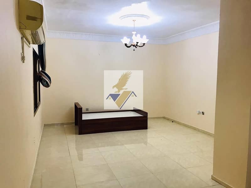 4 Spacious Studio Inside The Villa Near Khalidiya Mall Including Electricity & Water 2500