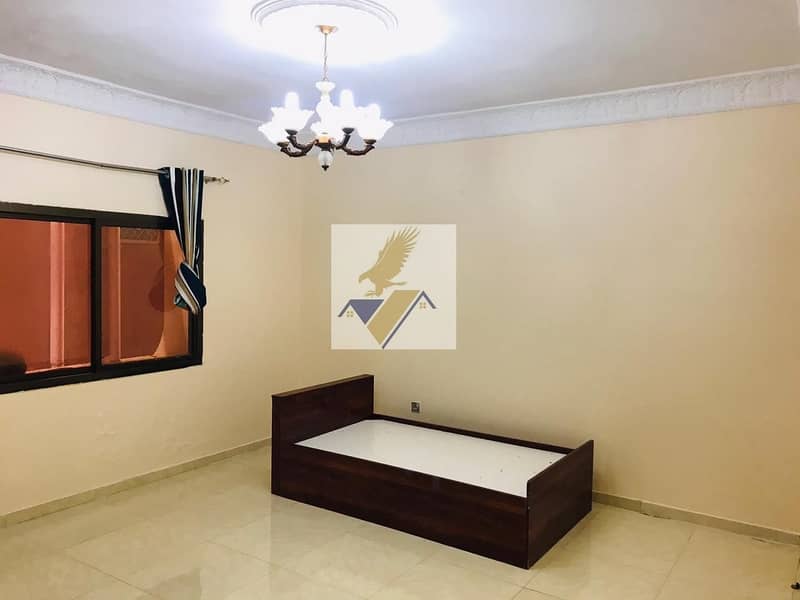 5 Spacious Studio Inside The Villa Near Khalidiya Mall Including Electricity & Water 2500