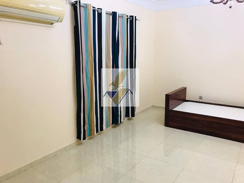 6 Spacious Studio Inside The Villa Near Khalidiya Mall Including Electricity & Water 2500