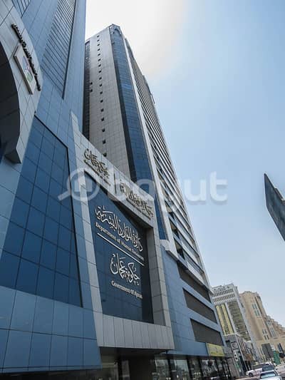 Office for Rent in Al Owan, Ajman - Dewan Office direct from developer with parking & AC free