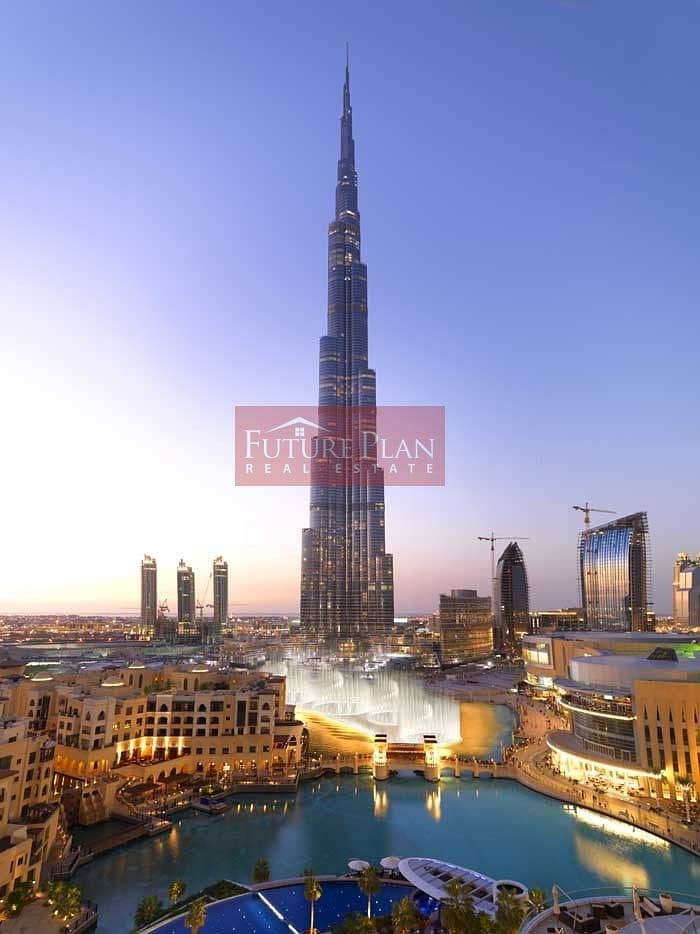 Luxuriously Furnished Studio apt | Opera & Lake  view | Burj Khalifa