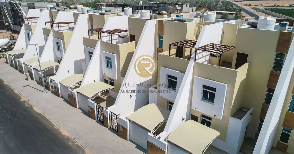 Free hold ready to move New Town houses with best prices ever in AL zahia Ajman