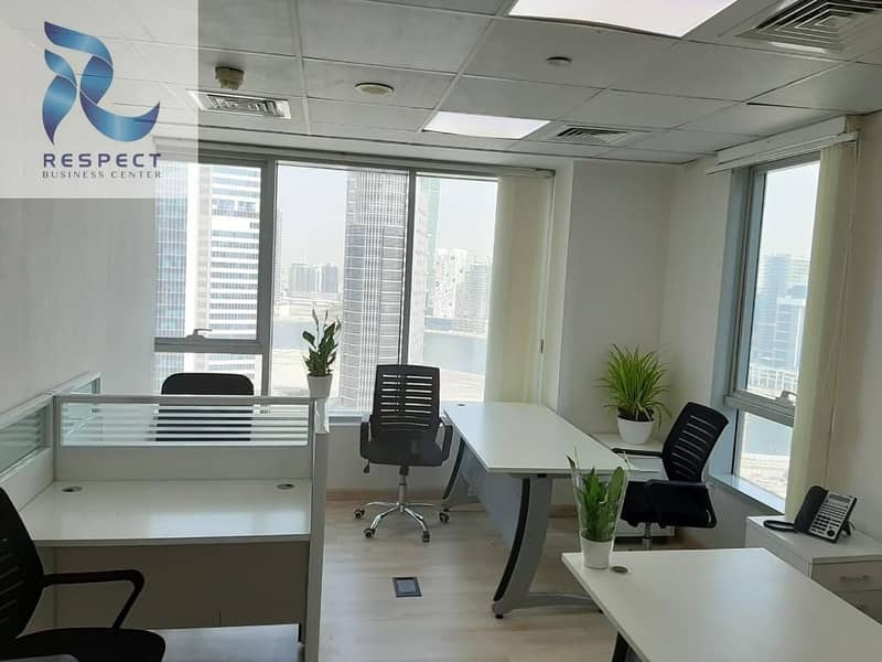 12 Fully Furnished Offices And Hot Desk Available on very Good Price
