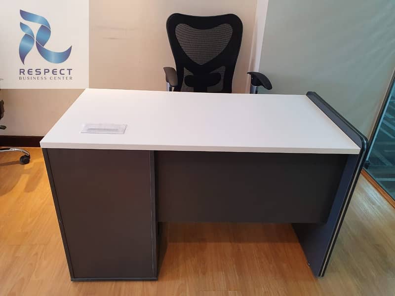 8 Desk space with Ejari  / DED Aproved  / One Year Validity