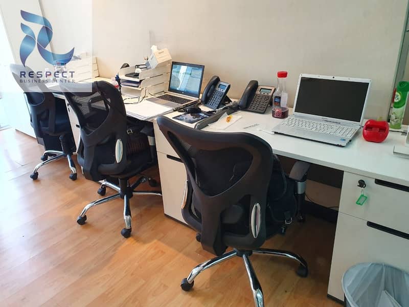9 Desk space with Ejari  / DED Aproved  / One Year Validity