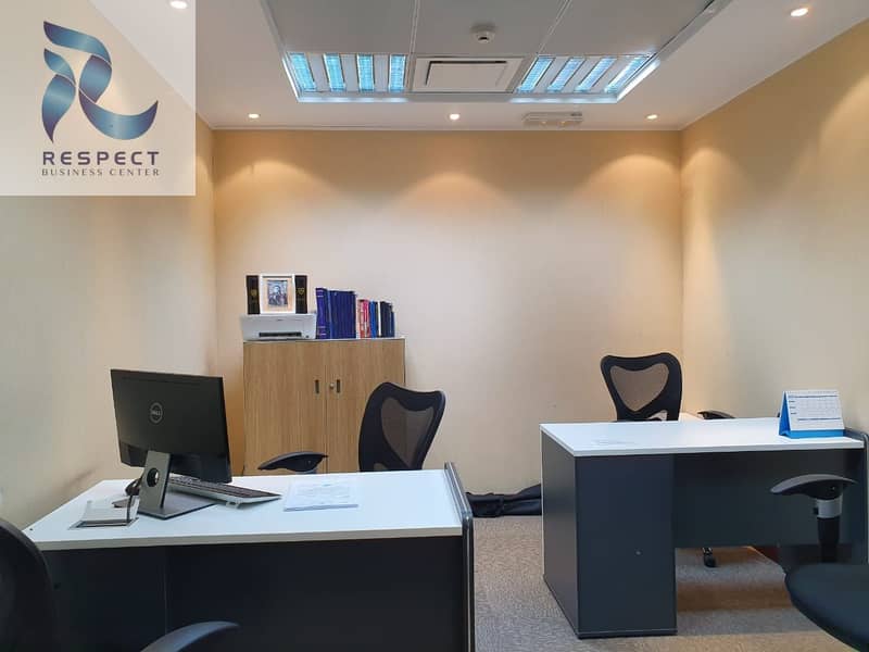 12 Desk space with Ejari  / DED Aproved  / One Year Validity
