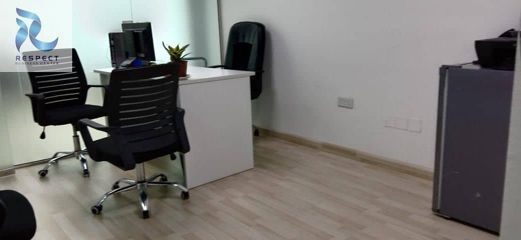 18 Desk space with Ejari  / DED Aproved  / One Year Validity