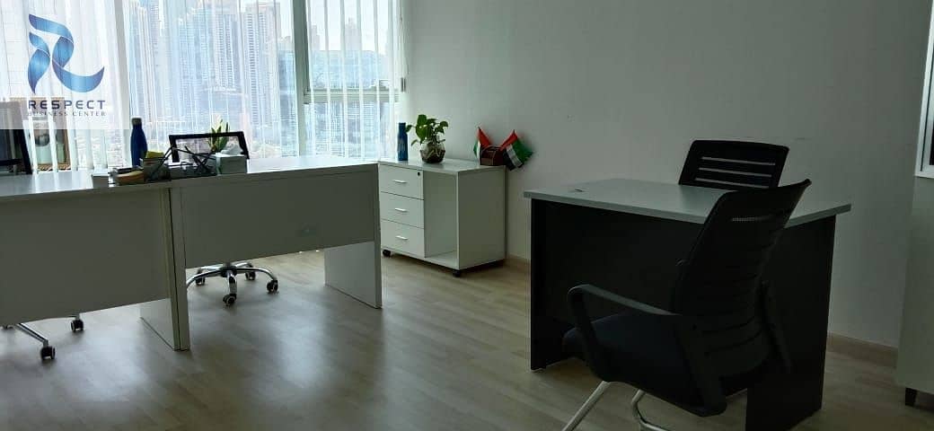 19 Desk space with Ejari  / DED Aproved  / One Year Validity