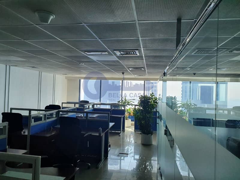 2 Furnished | Glass Partitioned | Office Space For Sale