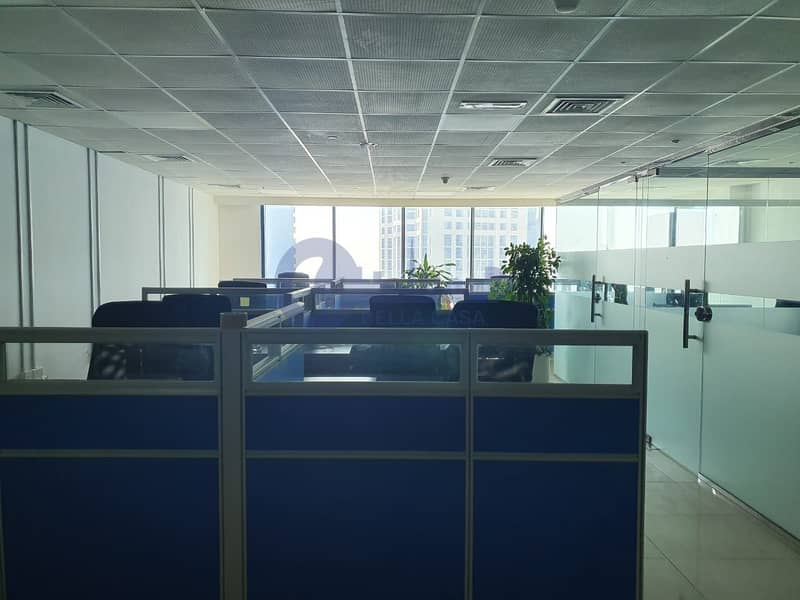 6 Furnished | Glass Partitioned | Office Space For Sale