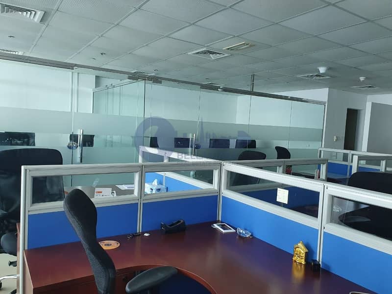 8 Furnished | Glass Partitioned | Office Space For Sale