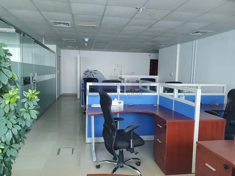 10 Furnished | Glass Partitioned | Office Space For Sale