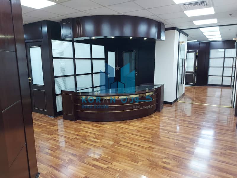 Full Fitted Office available for yearly Rent AED 241,500 - Burjuman Prime Location