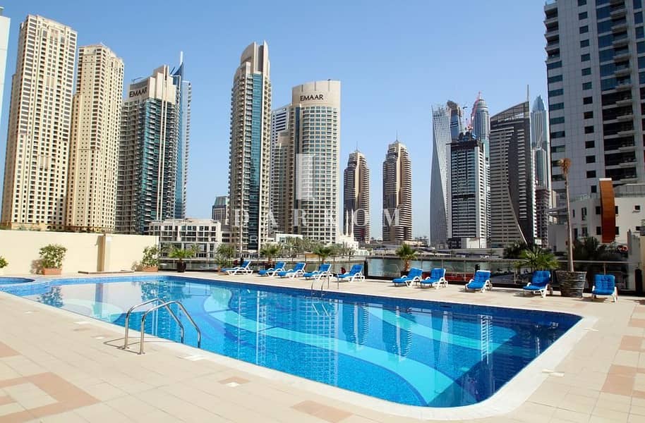 位于迪拜码头，滨海景观大厦，滨海景观大厦A座 1 卧室的公寓 860000 AED - 5225326