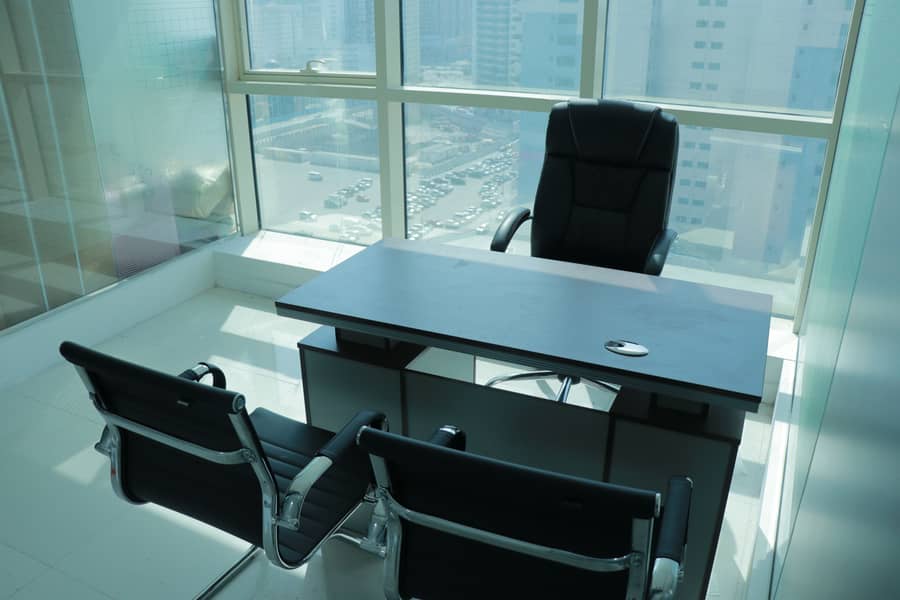 SEPARATE FURNISHED OFFICE|FREE DEWA|FREE INTERNET|NO DEPOSIT|NO COMMISSION