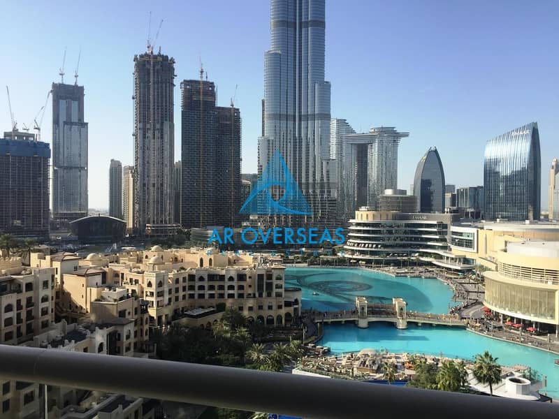 Full Burj Khalifa / Old Downtown / Fountain Views | Fully Furnished | Unique Layout