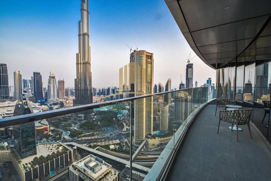 Full Burj Khalifa View| High Floor| Actual Photos