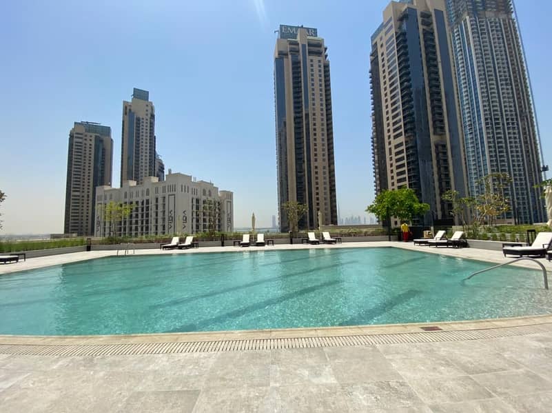 Brand new 2 BHK in Dubai Creek Harbour with a Huge Balcony .