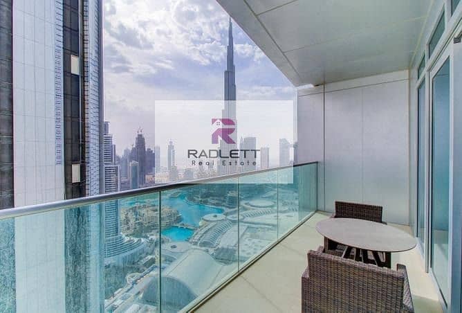 Luxury at its Peak|Furnished and Burj View Apartment