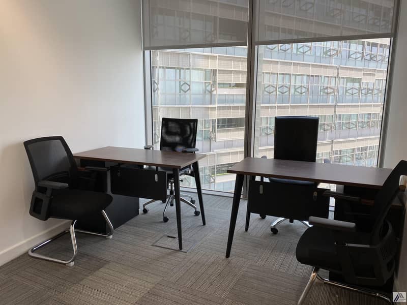 2 Furnished Serviced  office | 2 payments | Direct from Owner |  Linked with Public transport