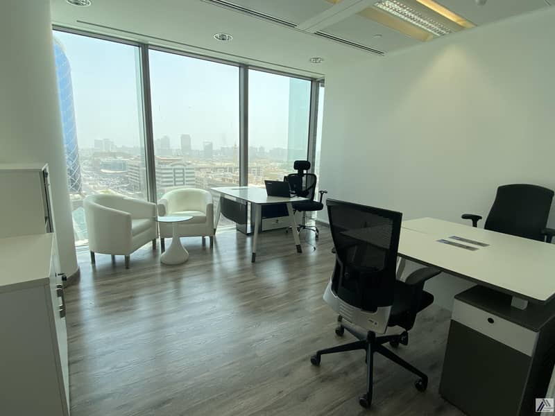 6 Fully Furnished And Fitted Office For Rent With Amazing Views-linked with burjuman  Mall and Mero