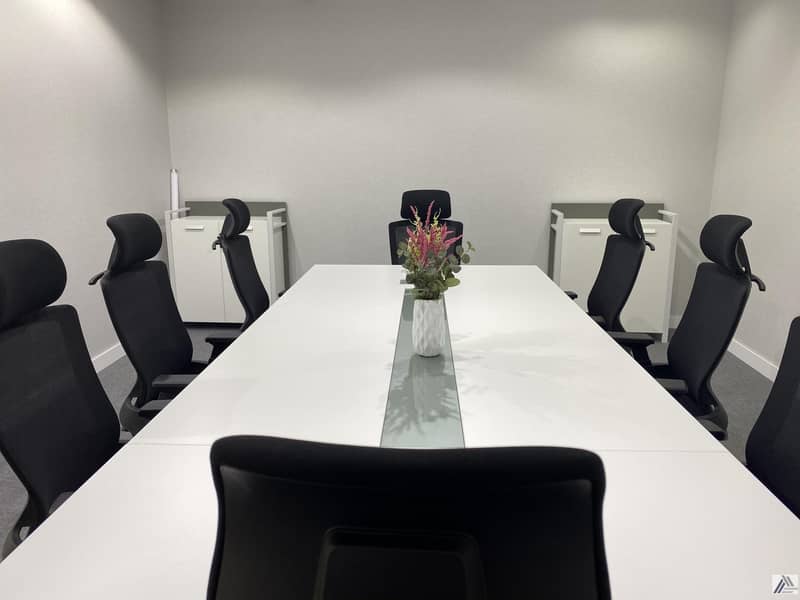 12 BEST FURNISHED OFFICE -GOOD FOR 10 PERSONS WITH MANAGER CABIN -LINKED WITH MALL AND METRO