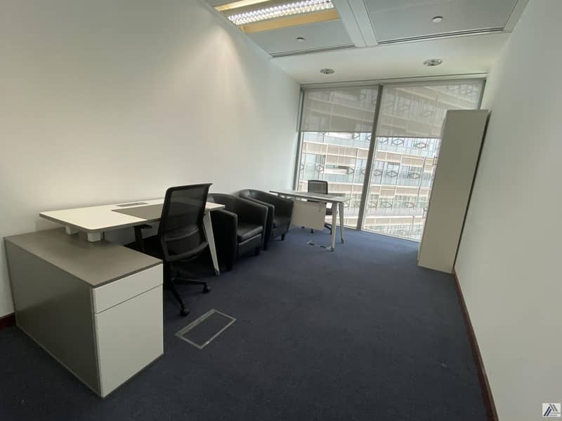 10 Fully Furnished And Fitted Office For Rent With Amazing Views-linked with burjuman  Mall and Mero