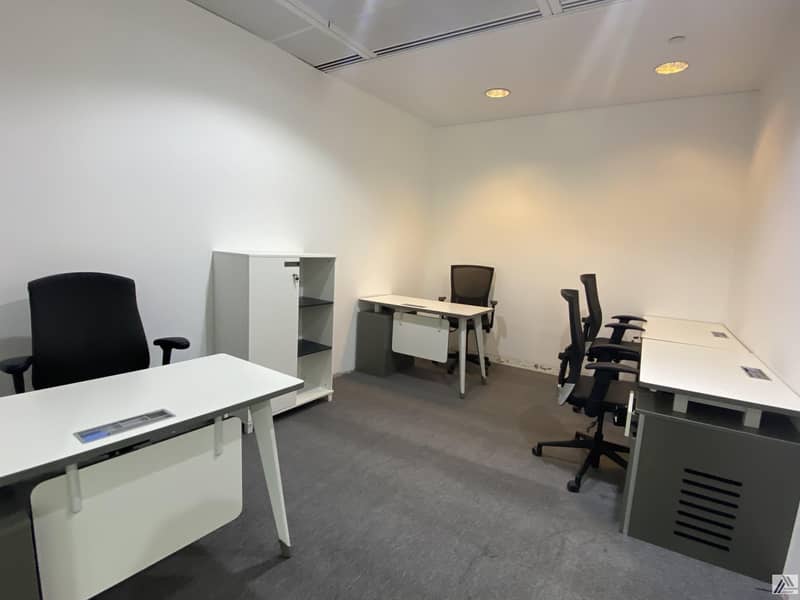 Serviced Furnished Office Suitable for 4 Staff / Linked with Metro and Mall