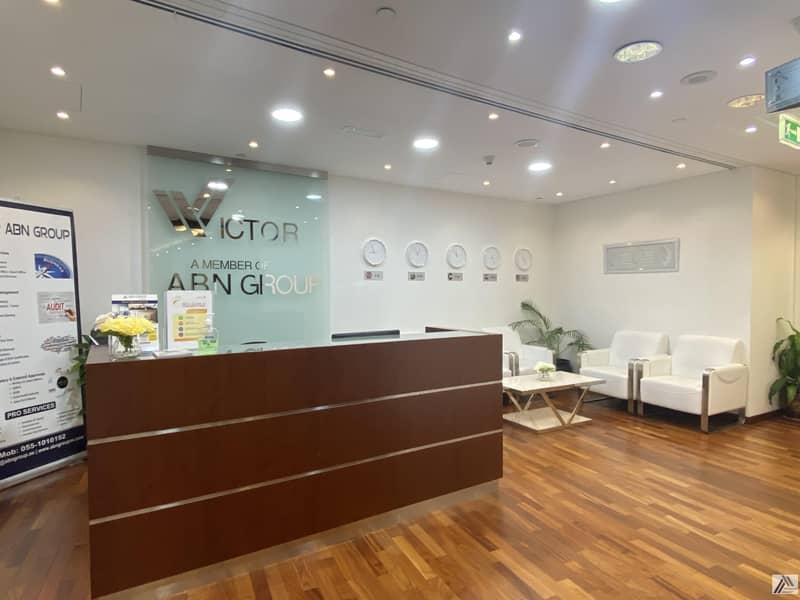 2 Serviced Furnished Office Suitable for 4 Staff / Linked with Metro and Mall