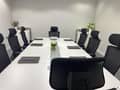 3 Furnished Office / No Commission / Free DEWA and Internet with conference room facility