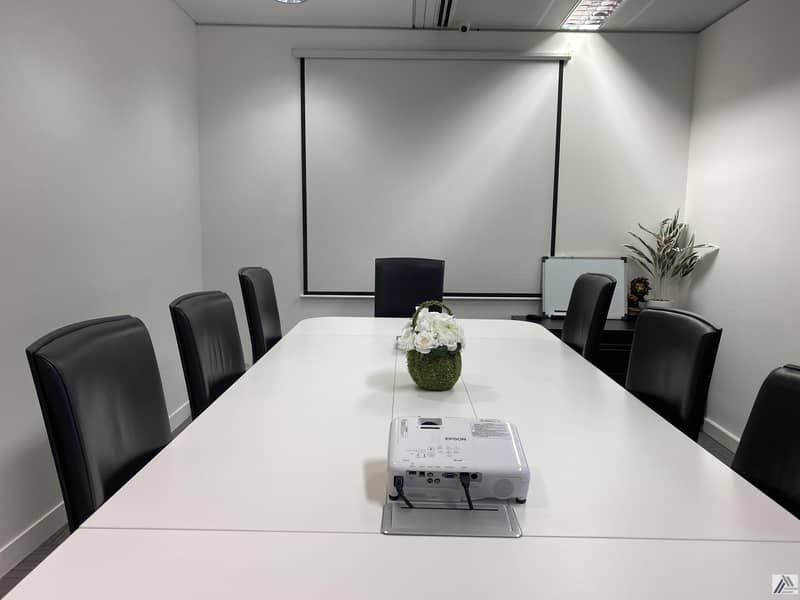 6 Serviced Furnished Office Suitable for 4 Staff / Linked with Metro and Mall