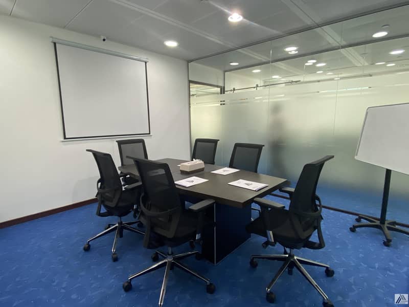 7 Serviced Furnished Office Suitable for 4 Staff / Linked with Metro and Mall