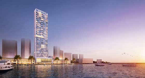 Studio for Sale in Dubai Maritime City, Dubai - Building by the sea