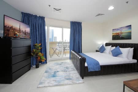 Studio for Rent in Jumeirah Village Circle (JVC), Dubai - AMAZING UPGRADED FURNISHED STUDIO INCLUDING ALL IN JVC