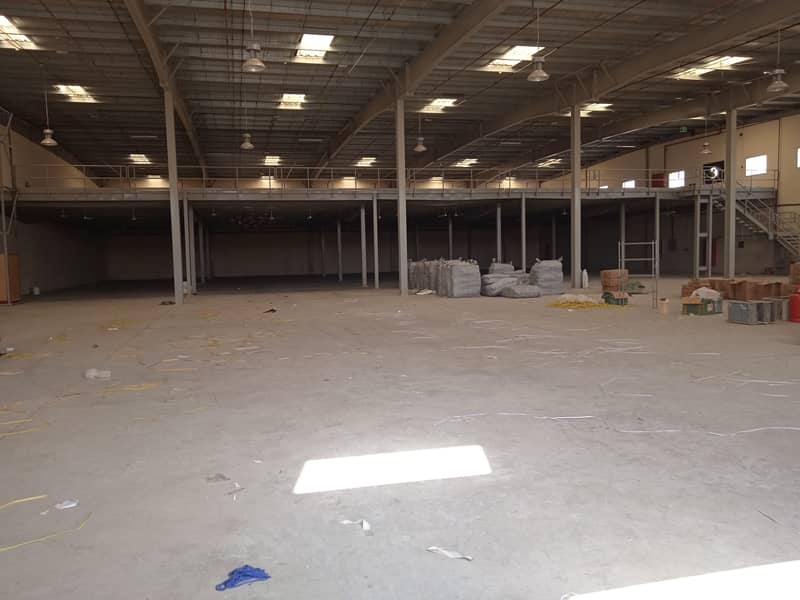 LARGE WAREHOUSE WITH MEZZANINE FOR RENT ON YEARLY BASIS