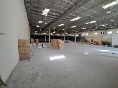 Warehouse for Rent in New Industrial City, Ajman - A new warehouse and a large area of ​​33,668 feet in the industrial area directly near the Chinese market at a fantastic price. The offer is valid for one month