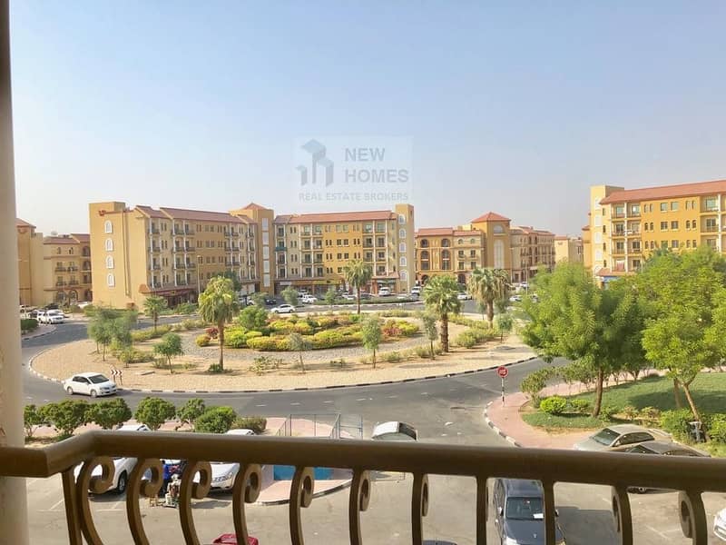 STUDIO WITH BALCONY / FAMILY BUILDING / SPAIN CLUSTER / INTERNATIONAL CITY / AED 18K ONLY